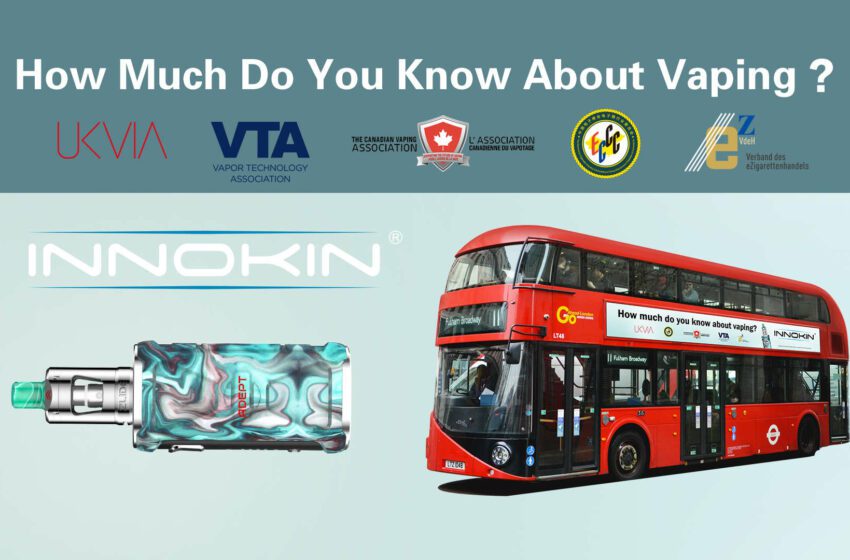  Innokin launches ‘Stoptober’ informative bus campaign in London