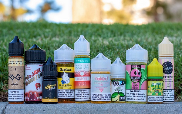 Chubby Gorilla bottles with e-liquid