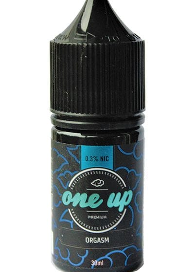 One Up Orgasm e-liquid bottle