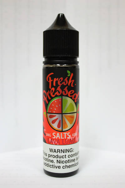 Fresh Pressed Lava Luau e-liquid bottle
