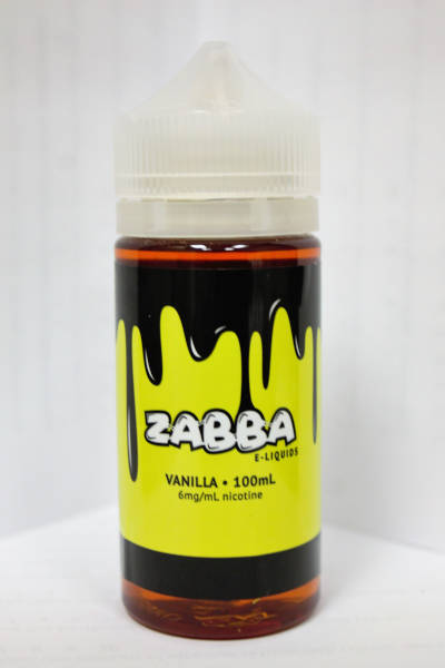 Zabba Vanilla e-liquid bottle