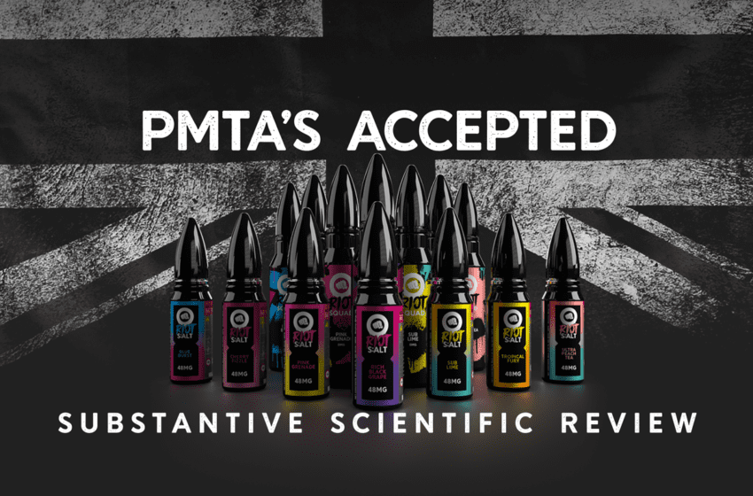  Riot Squad Receives PMTA Acceptance Letter from FDA