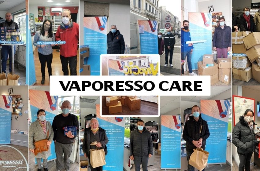  Vaporesso Working With Shops to Provide Relief in France