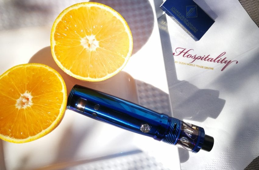 vaporizer and oranges