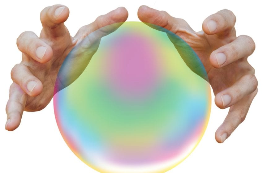 hands on crystal ball